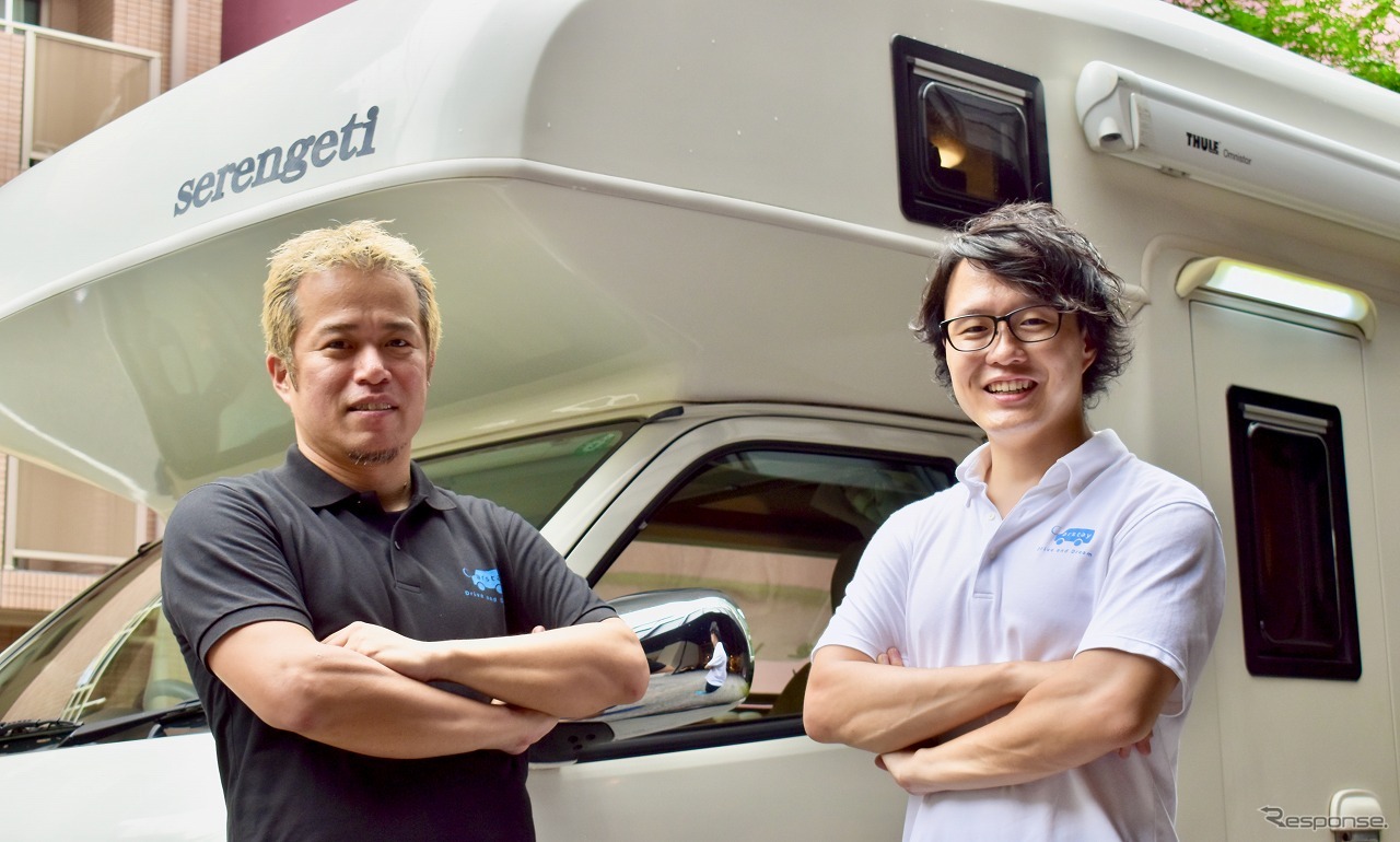 カーステイ、CMOの田端信太郎氏（左）と宮下晃樹代表取締役（右）