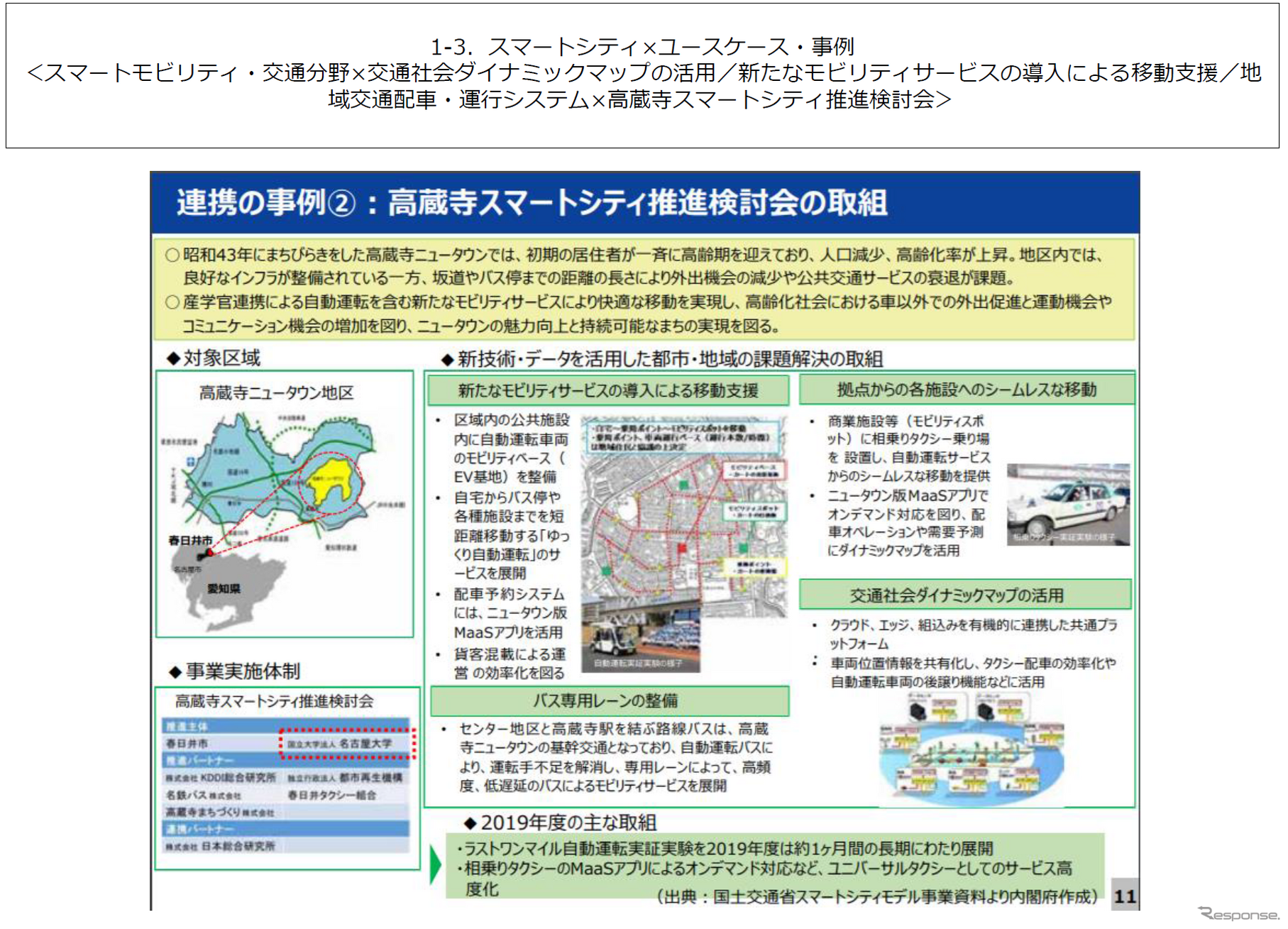 スマートシティのユースケースについて詳細が分かる資料も収録されている