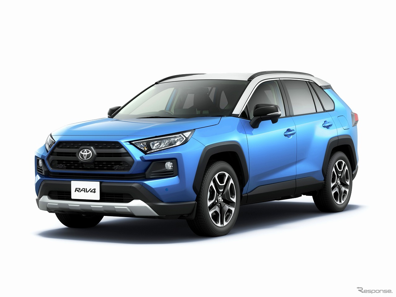 トヨタ RAV4 アドベンチャー（アッシュグレーメタリック×シアンメタリック）