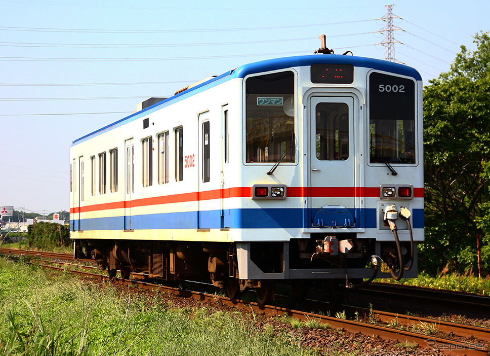 関東鉄道常総線用キハ5000形。