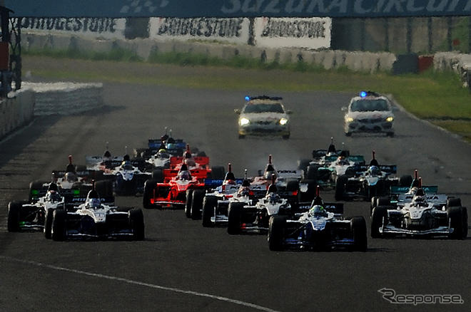 【Fニッポン 第5戦】決勝…2レース制、松田と平手晃平がそれぞれ制す