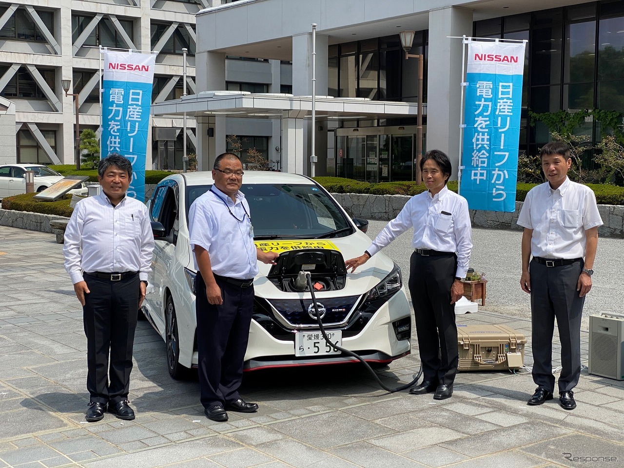 松山市と日産自動車、SDGs達成に向けた「電気自動車を活用した持続可能なまちづくりに関する連携協定」を締結