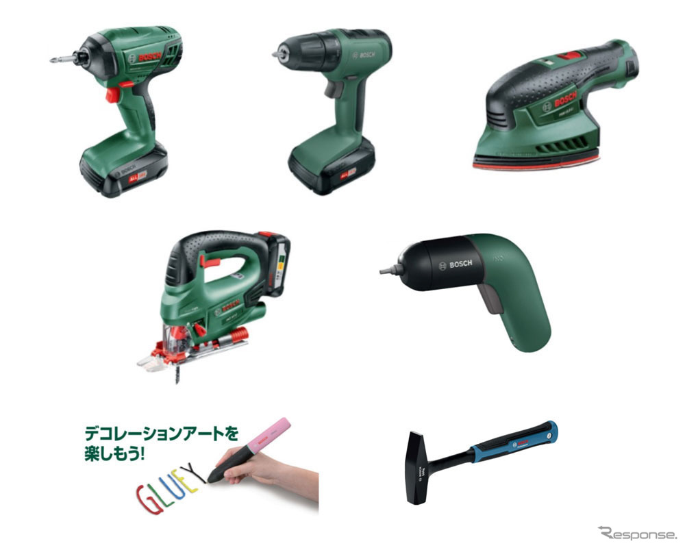 Boschの最新DIY工具を搭載