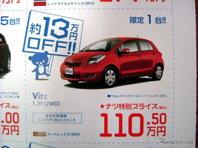 【海の値引き情報】このプライスでこのコンパクトカーを購入できる!!