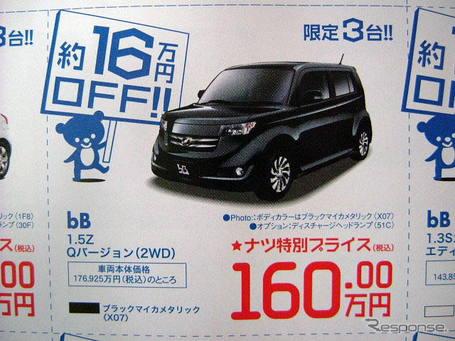 【海の値引き情報】このプライスでこのコンパクトカーを購入できる!!