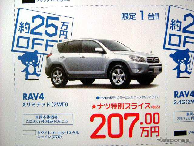 【海の値引き情報】このプライスでRV、SUVを購入できる!!