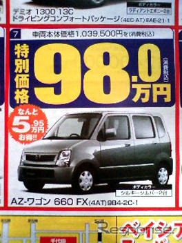【暑中お見舞い値引き情報】軽自動車に未使用車が多数