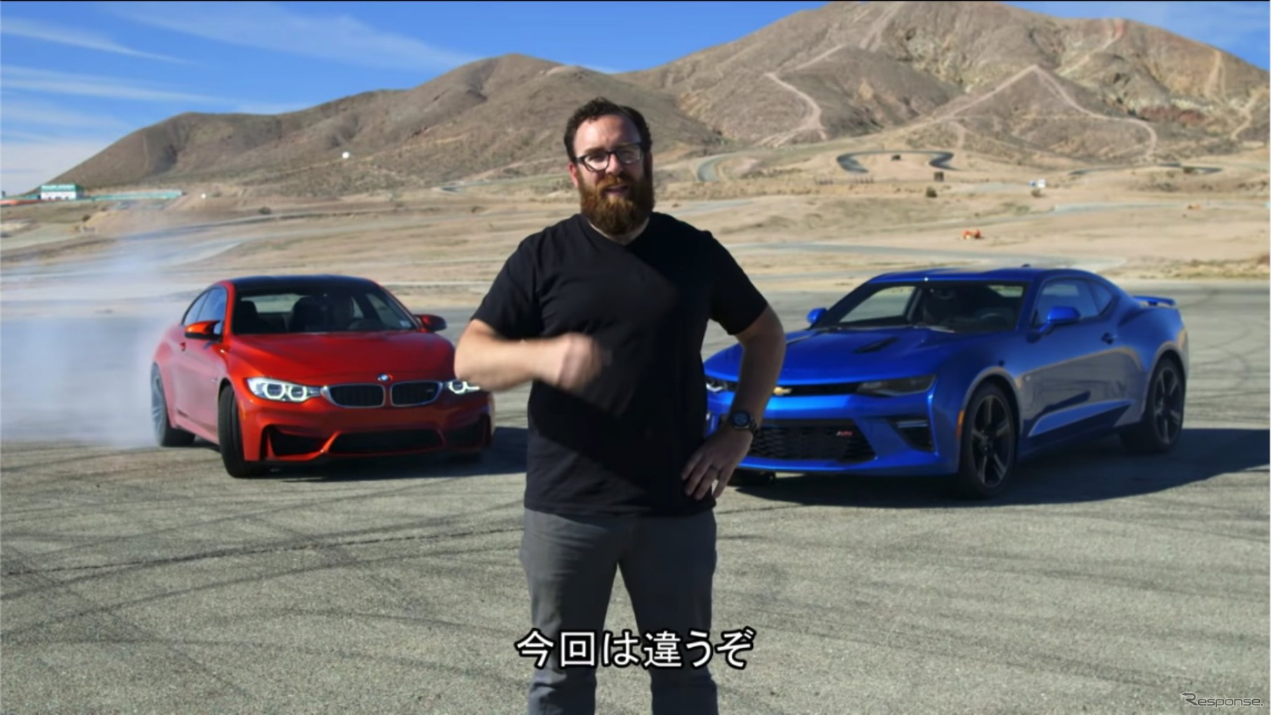 BMW M4 vs シボレー カマロSS