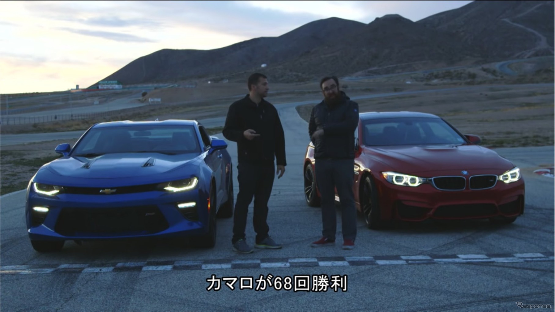 BMW M4 vs シボレー カマロSS