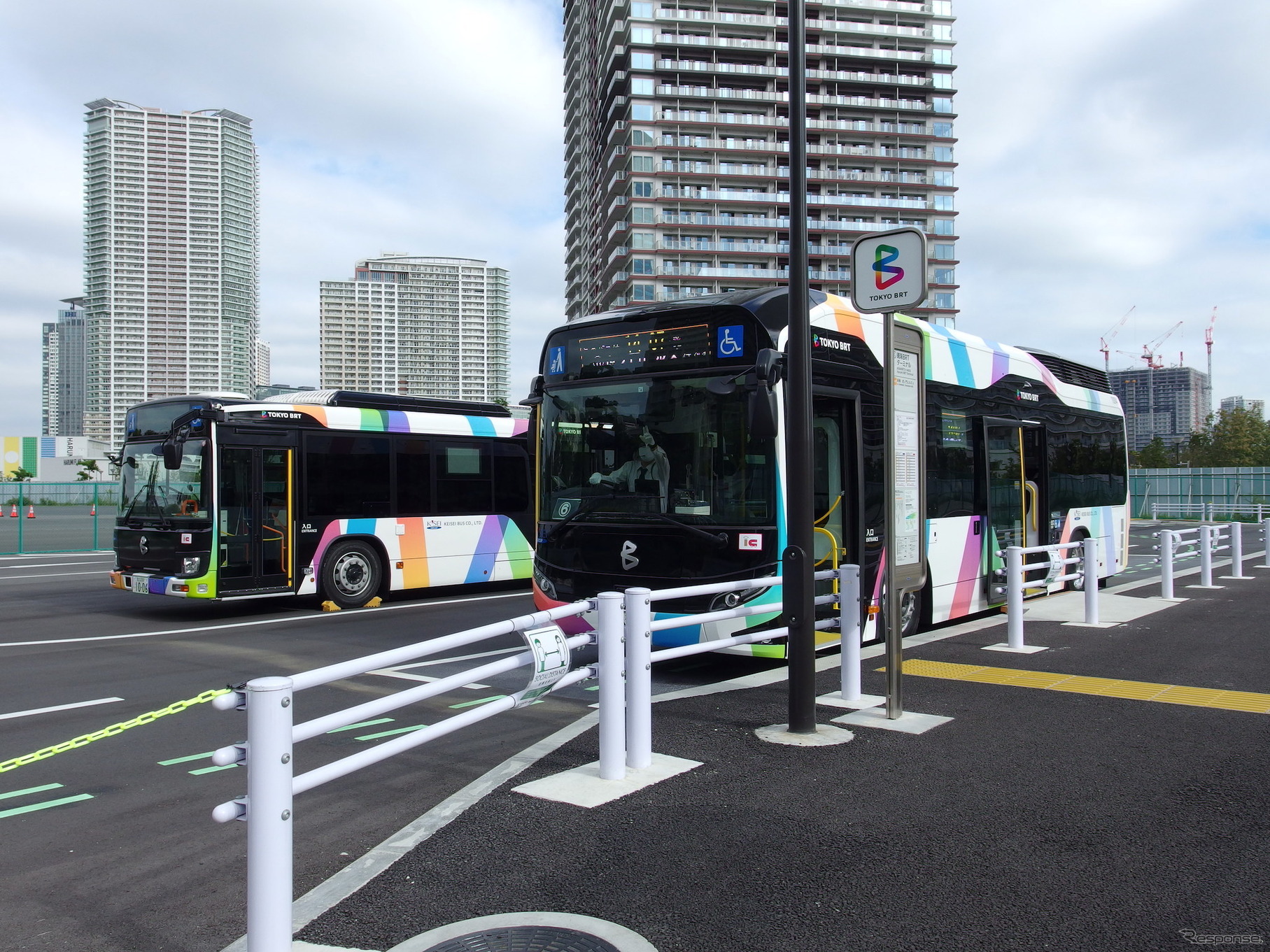 東京BRT（10月12日、晴海BRTターミナル）