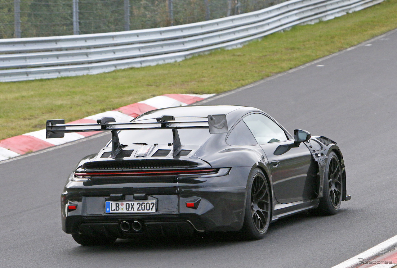 ポルシェ 911 GT3 RS 次期型プロトタイプ（スクープ写真）