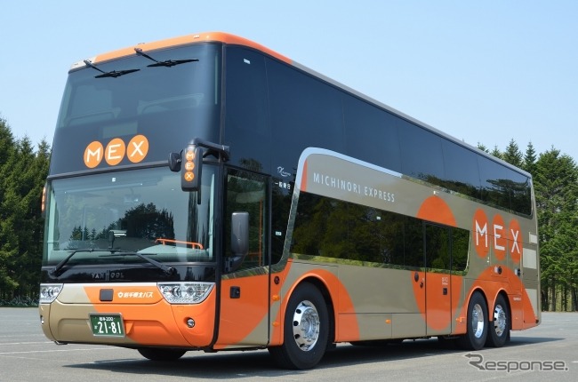 2022年春までのSuica導入が予定されている岩手県北自動車の路線バス。