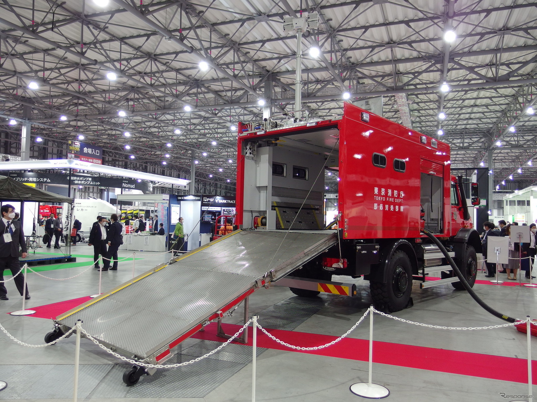 東京消防庁、高機動救助車（危機管理産業展2020）