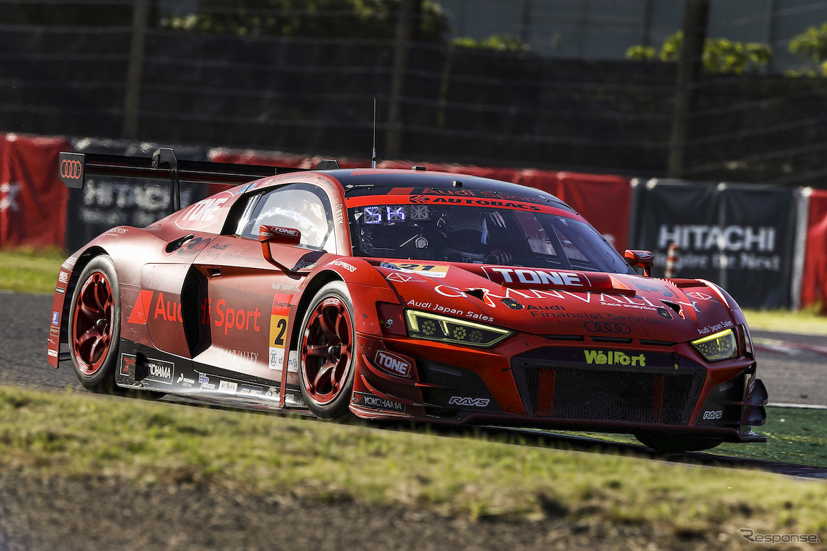 GT300クラス優勝のHitotsuyama Audi R8 LMS