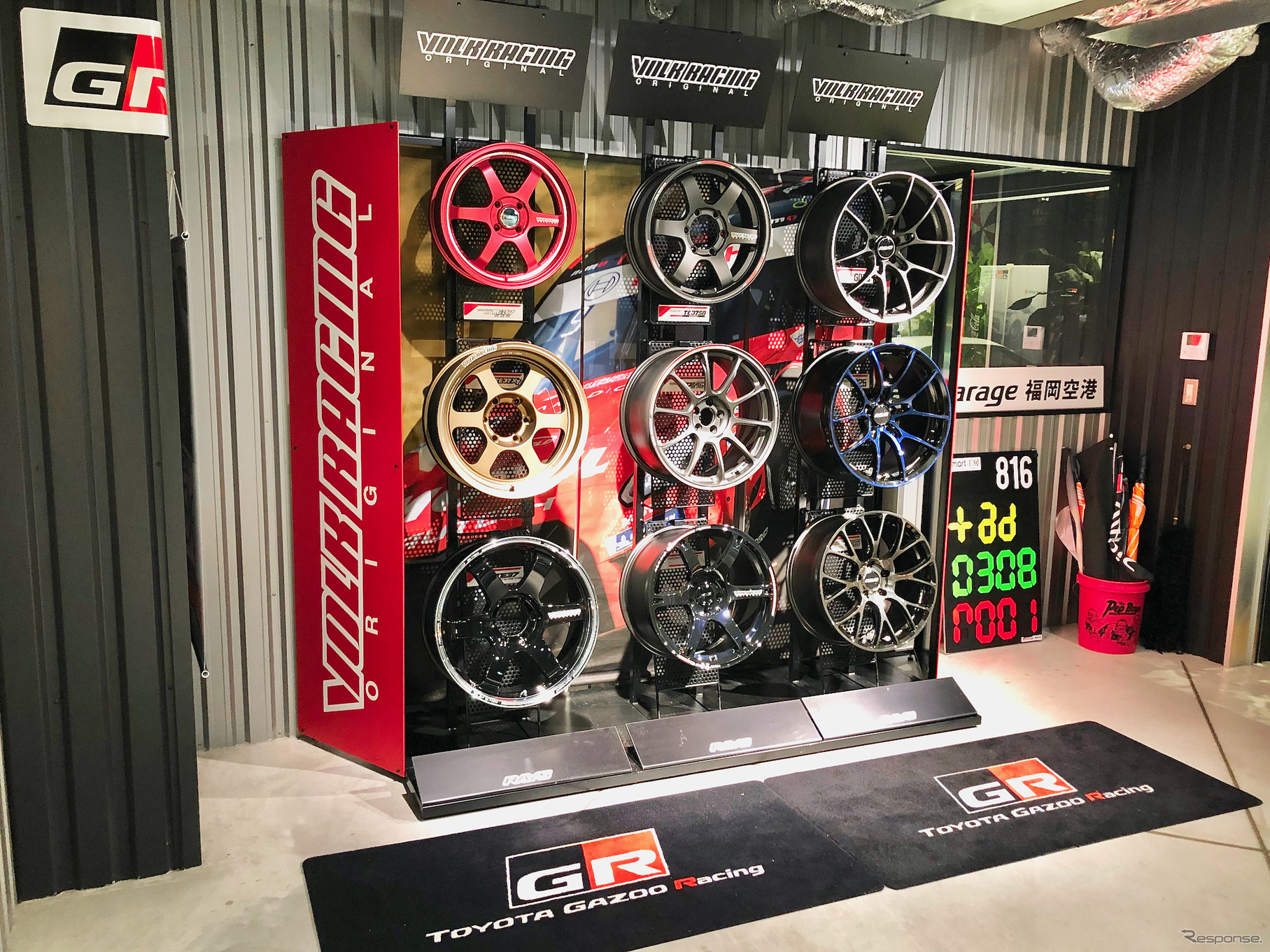 GR Garage 福岡空港にてRAYSフェアが初開催！VOLK RACINGの最新モデルが大集合