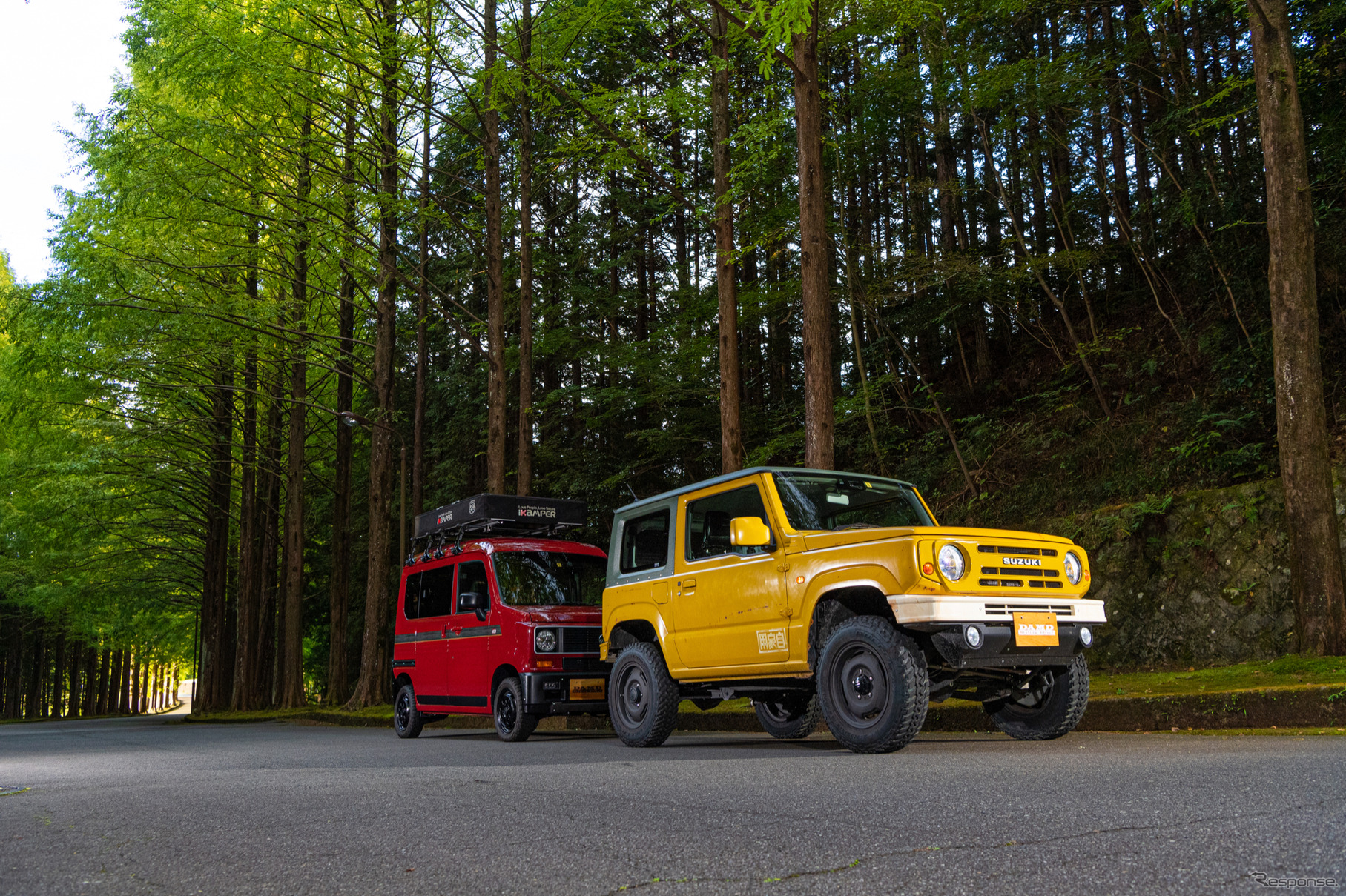 『N-VAN DENALI』（N-VANデナリ）と『JIMNY the ROOTS』（ジムニー ザ・ルーツ）