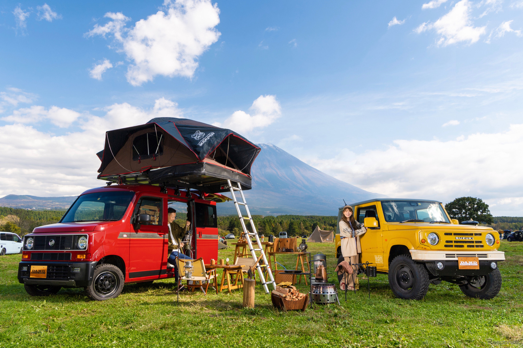 初代ジムニーが蘇る！N-VANをネオクラシカルに仕立てた、ダムドの『ジムニー ザ・ルーツ／N-VAN デナリ』で感じる大好きなモノに囲まれる幸せな時間