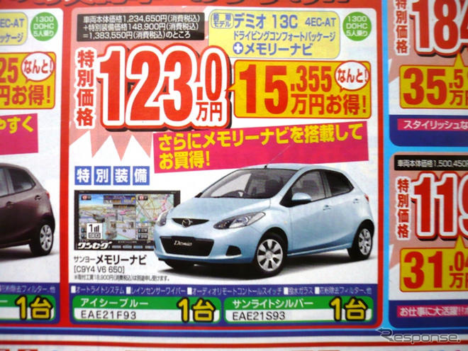 【がんばれニッポン値引き情報】この価格でコンパクトカーを購入できる!!