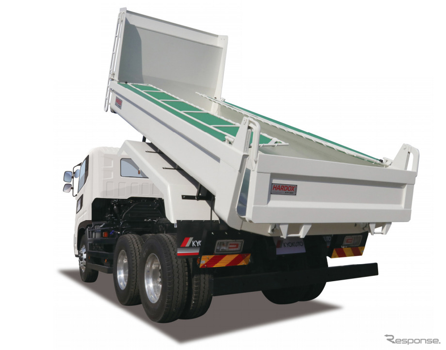 新型10トン軽量ホイストリヤダンプトラック（耐摩耗鋼板仕様）