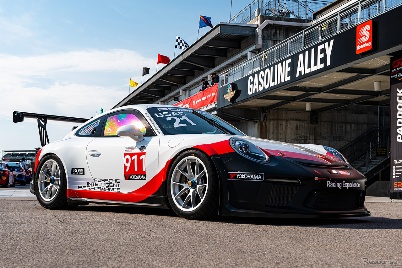 ポルシェ スプリントチャレンジ ノースアメリカに参戦する991型 911 GT3カップ