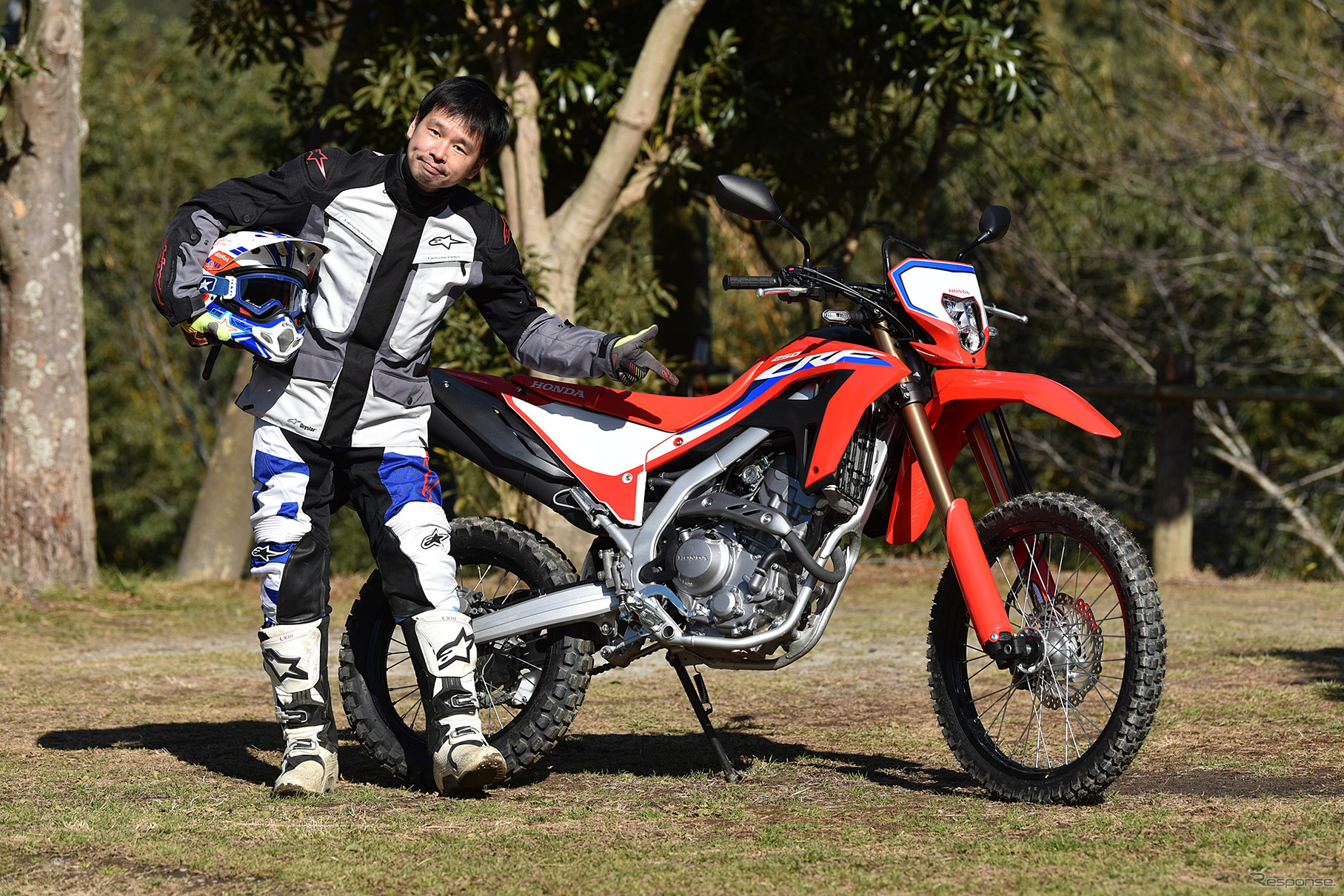 ホンダ CRF250Lと青木タカオ氏