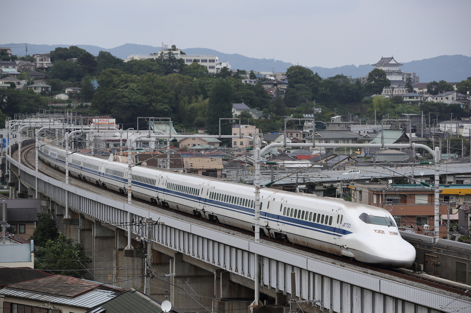 東海道新幹線（小田原駅西方）