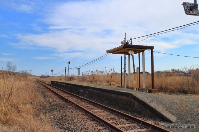 日高本線汐見駅