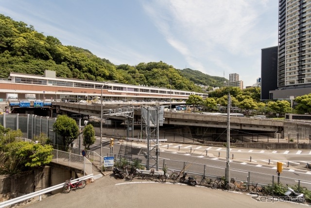 JR九州で誤発売が判明した東海道・山陽新幹線京都～新大阪間または京都～新神戸間の乗車券。写真は山陽新幹線新神戸駅。