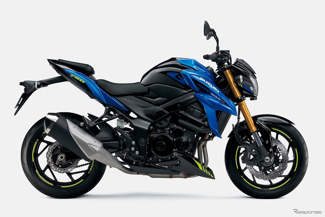 スズキ GSX-S750 ABS グラススパークルブラック/トリトンブルーメタリック