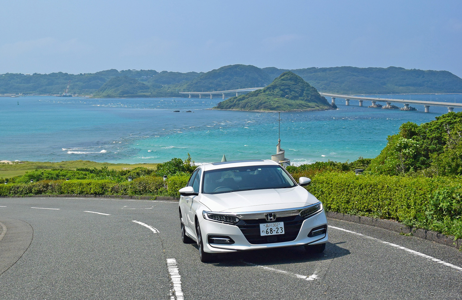 ホンダ アコード EXで4100km試乗。山口・角島にて。