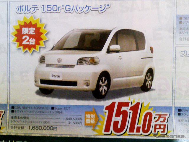 【トヨタ値引き情報】この価格でコンパクトカーを購入できる!!