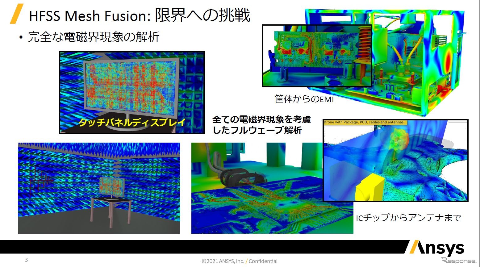 Ansys HFSS Mesh Fusion発表