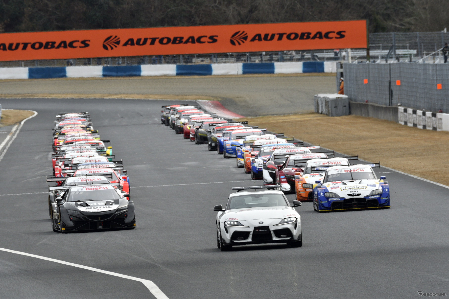 SUPER GT公式テスト、岡山国際サーキット