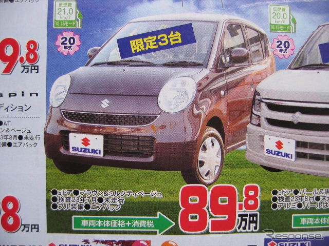 【敬老の日値引き情報】暮らしのパートナー、軽自動車…ワゴンR を中心に