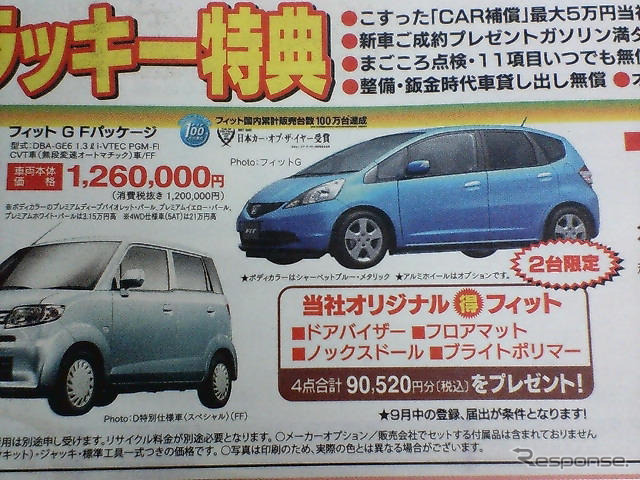 【敬老の日値引き情報】コンパクトカー…老若男女OK