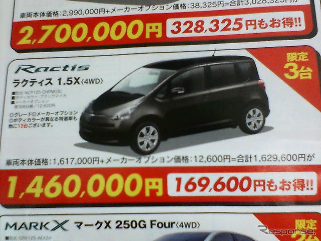 【敬老の日値引き情報】コンパクトカー…老若男女OK