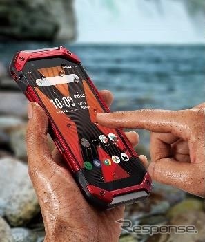京セラTORQUE 5G：ウェットタッチ