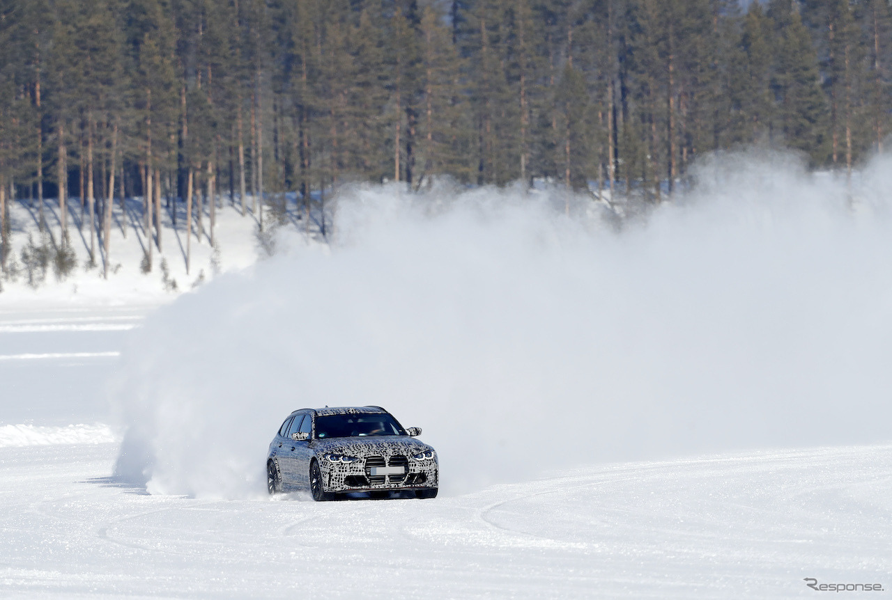 BMW M3ツーリング プロトタイプ（スクープ写真）