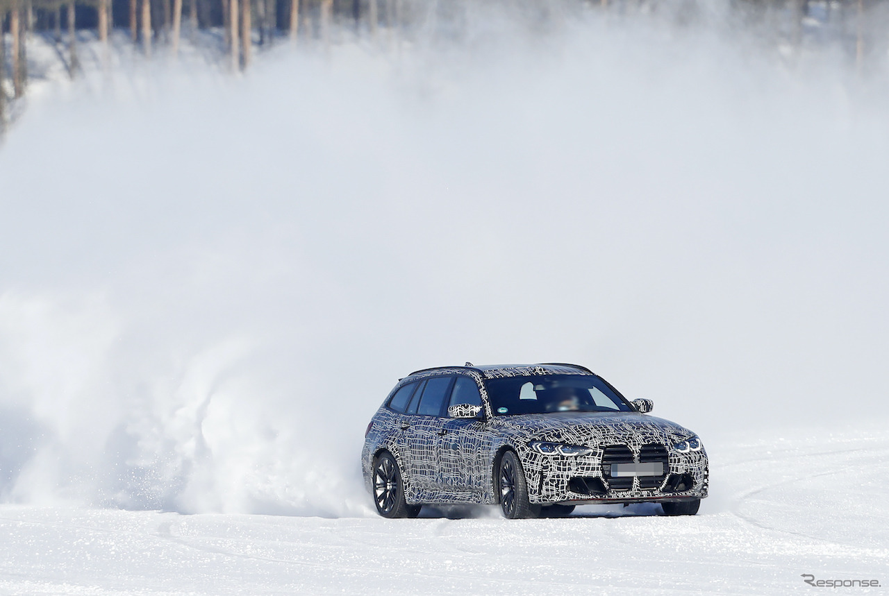 BMW M3ツーリング プロトタイプ（スクープ写真）