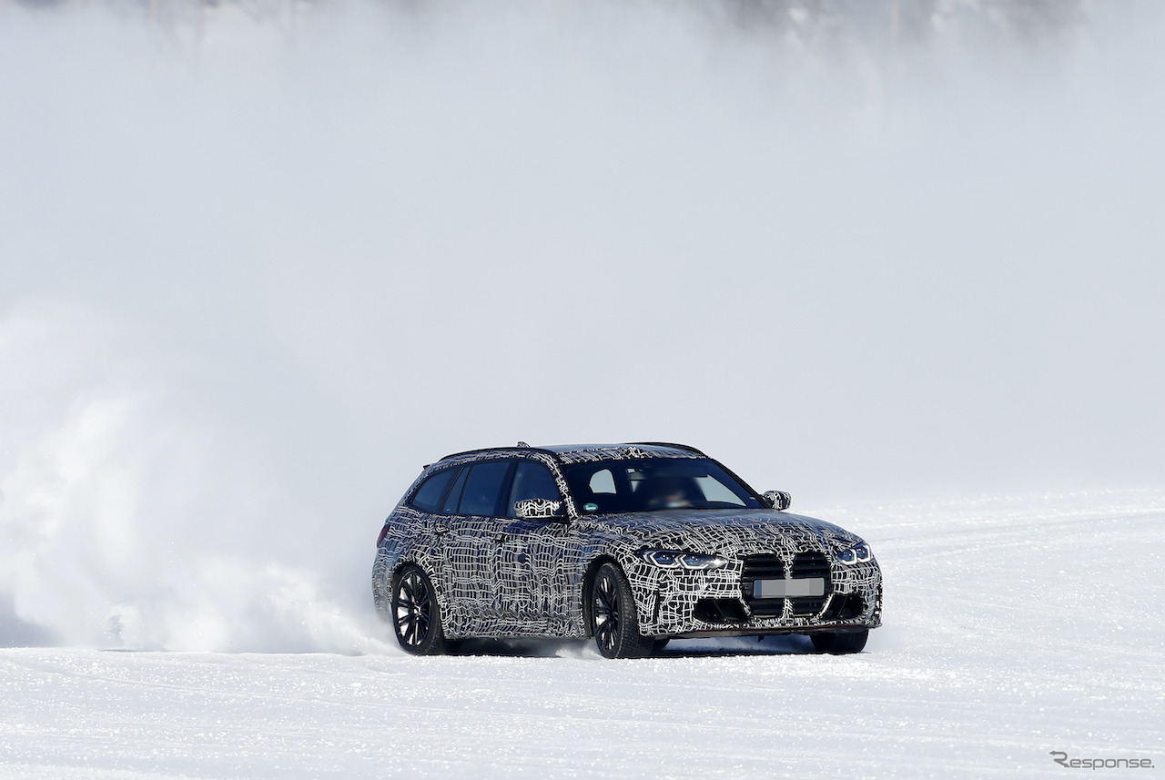 BMW M3ツーリング プロトタイプ（スクープ写真）