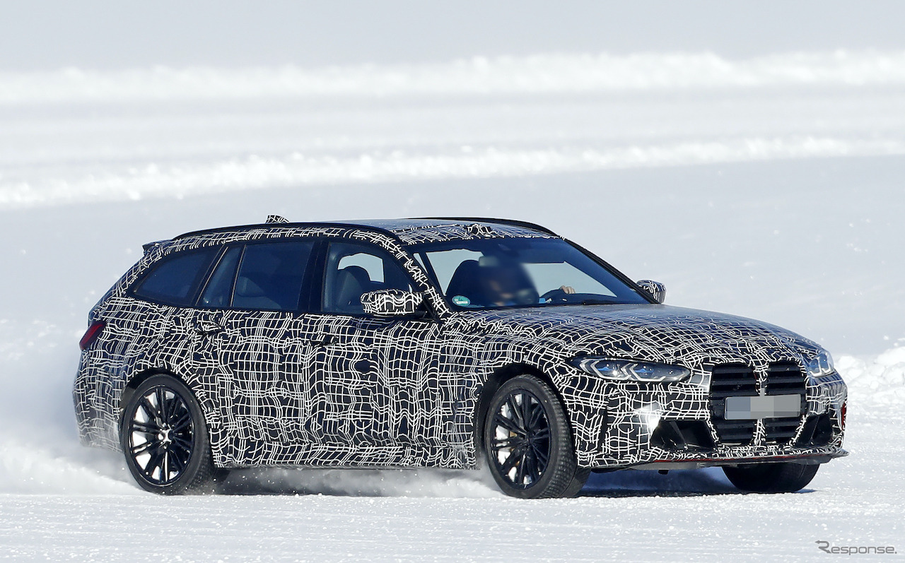 BMW M3ツーリング プロトタイプ（スクープ写真）