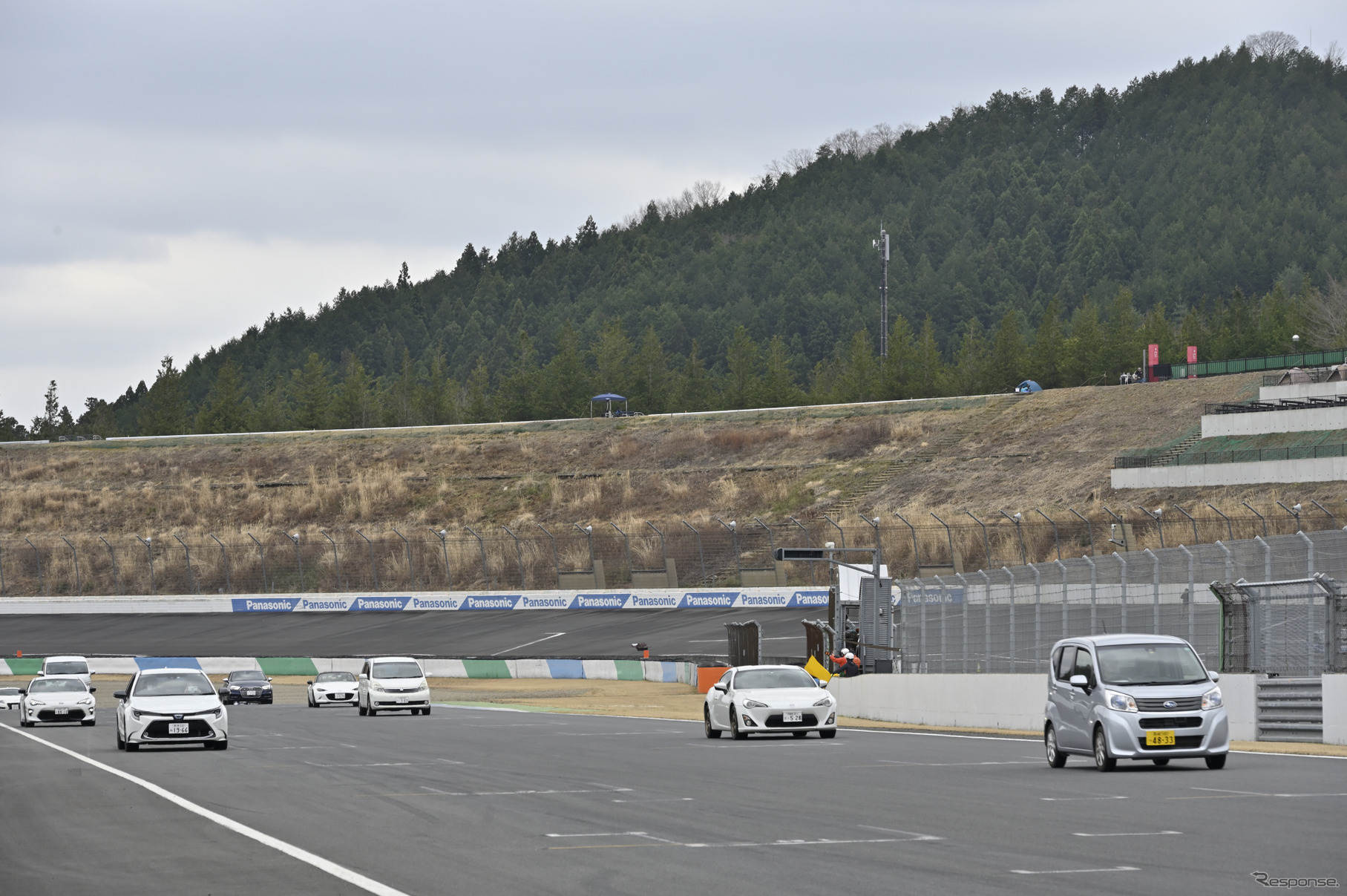 マイカーパレードの様子