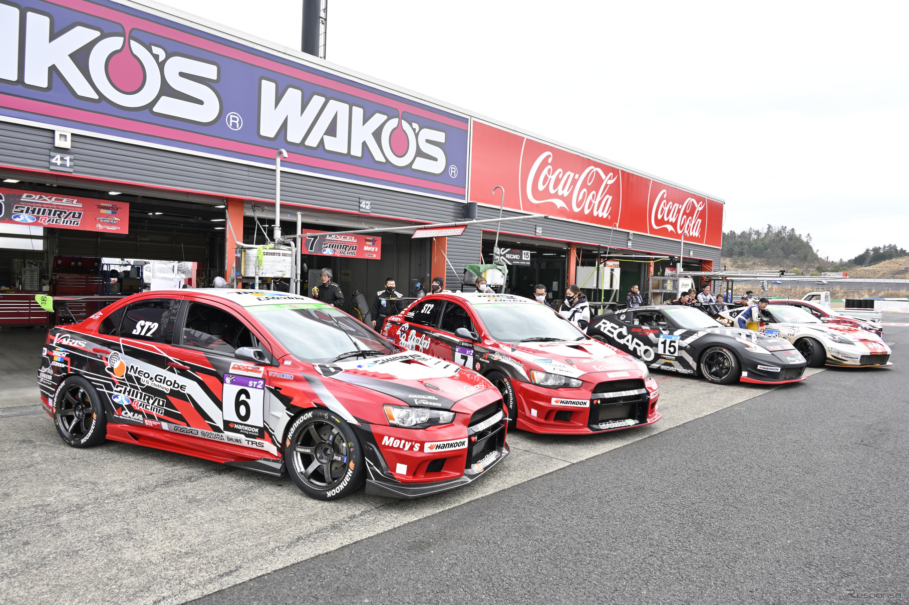 ピットビューイングの様子