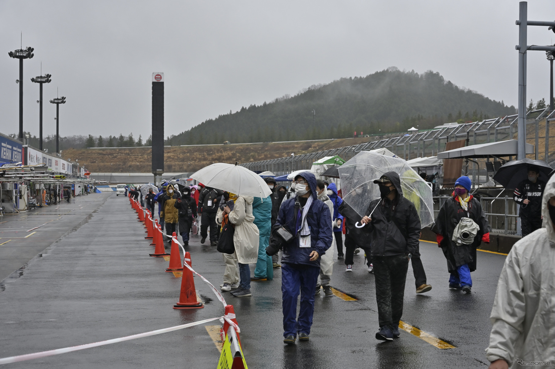 ピットビューイングの様子