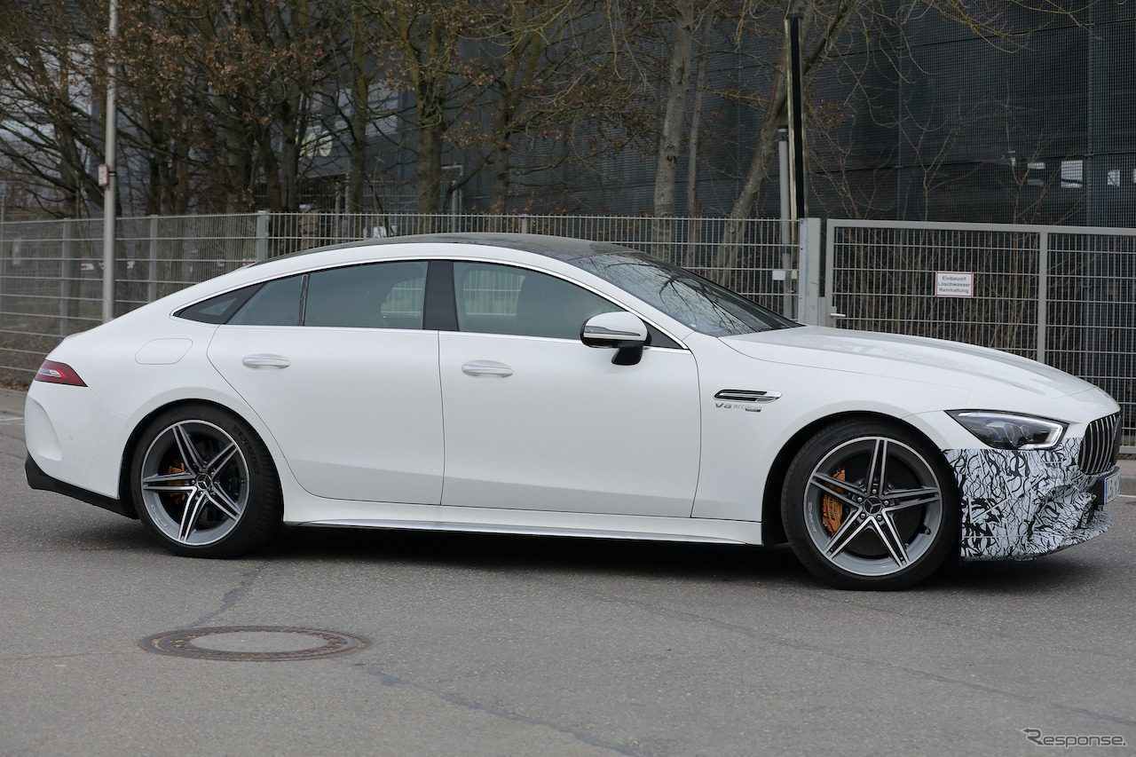 メルセデス AMG GT 63S 改良新型プロトタイプ（スクープ写真）