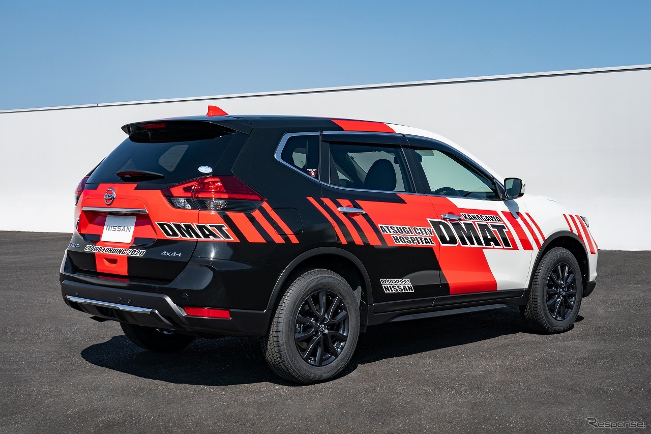 厚木市立病院の災害派遣医療チーム「DMAT」移動用車両