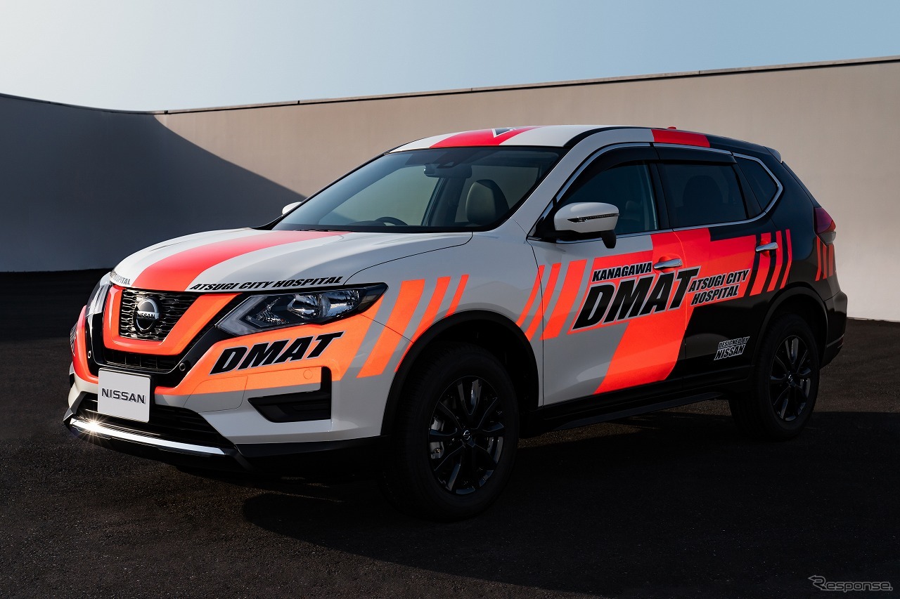 厚木市立病院の災害派遣医療チーム「DMAT」移動用車両