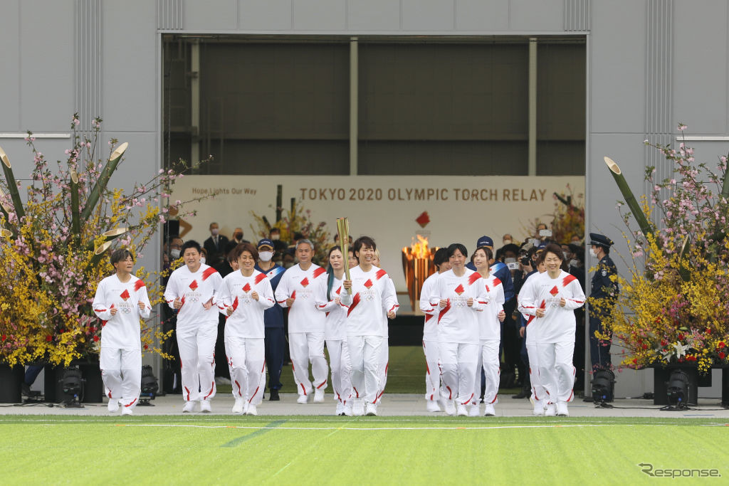 東京オリンピック、聖火リレースタート（福島県）