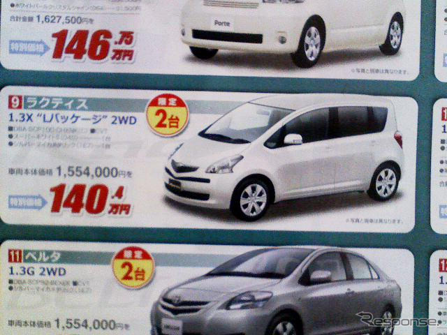 【秋分の日値引き情報】このプライスでコンパクトカー