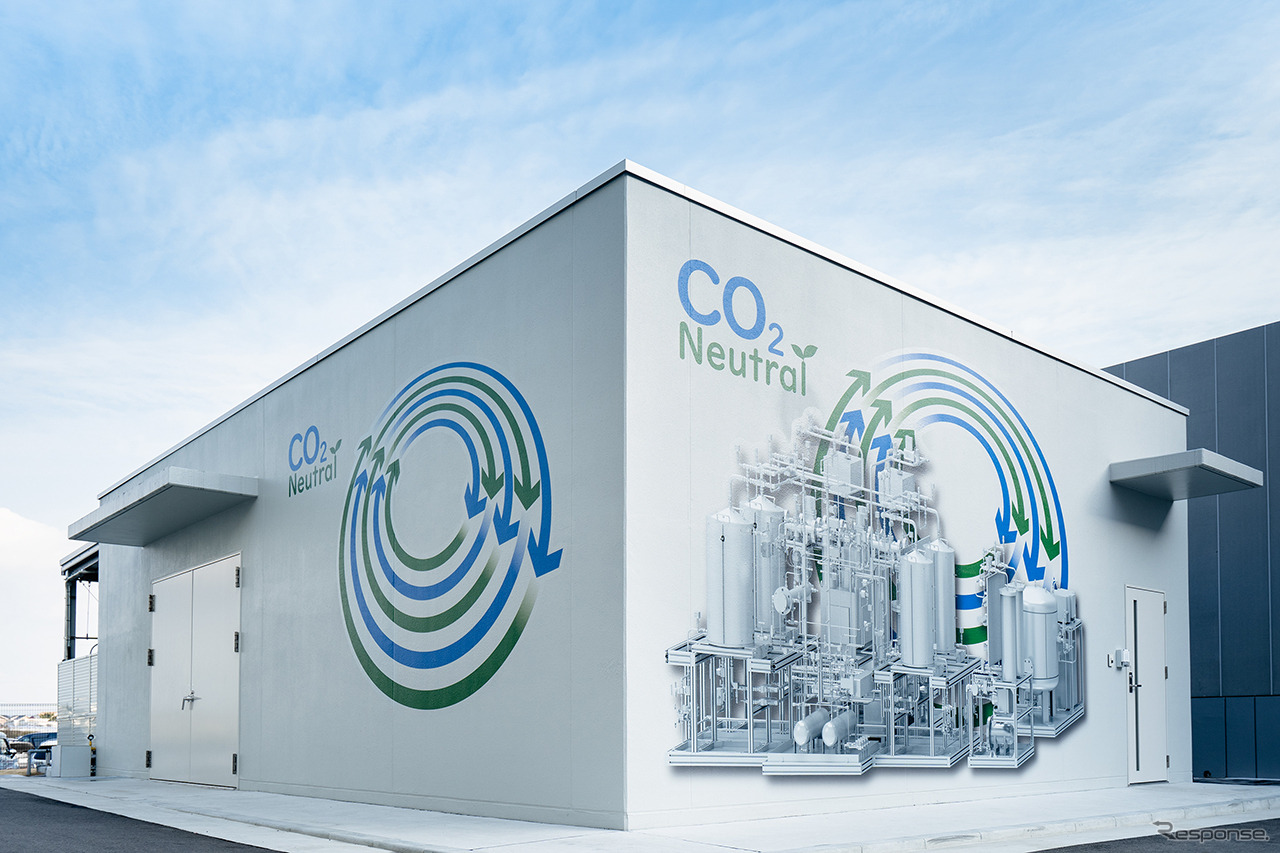 CO2循環プラントの外観